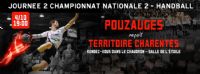 N2M handball Pouzauges reçoit Territoire Charentes. Le samedi 4 octobre 2014 à Pouzauges. Vendee.  19H00